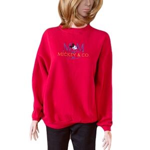 Mickey & Co Vintage MOM Sport Wear Mickey Mouse Character Sweatshirt Made in USA